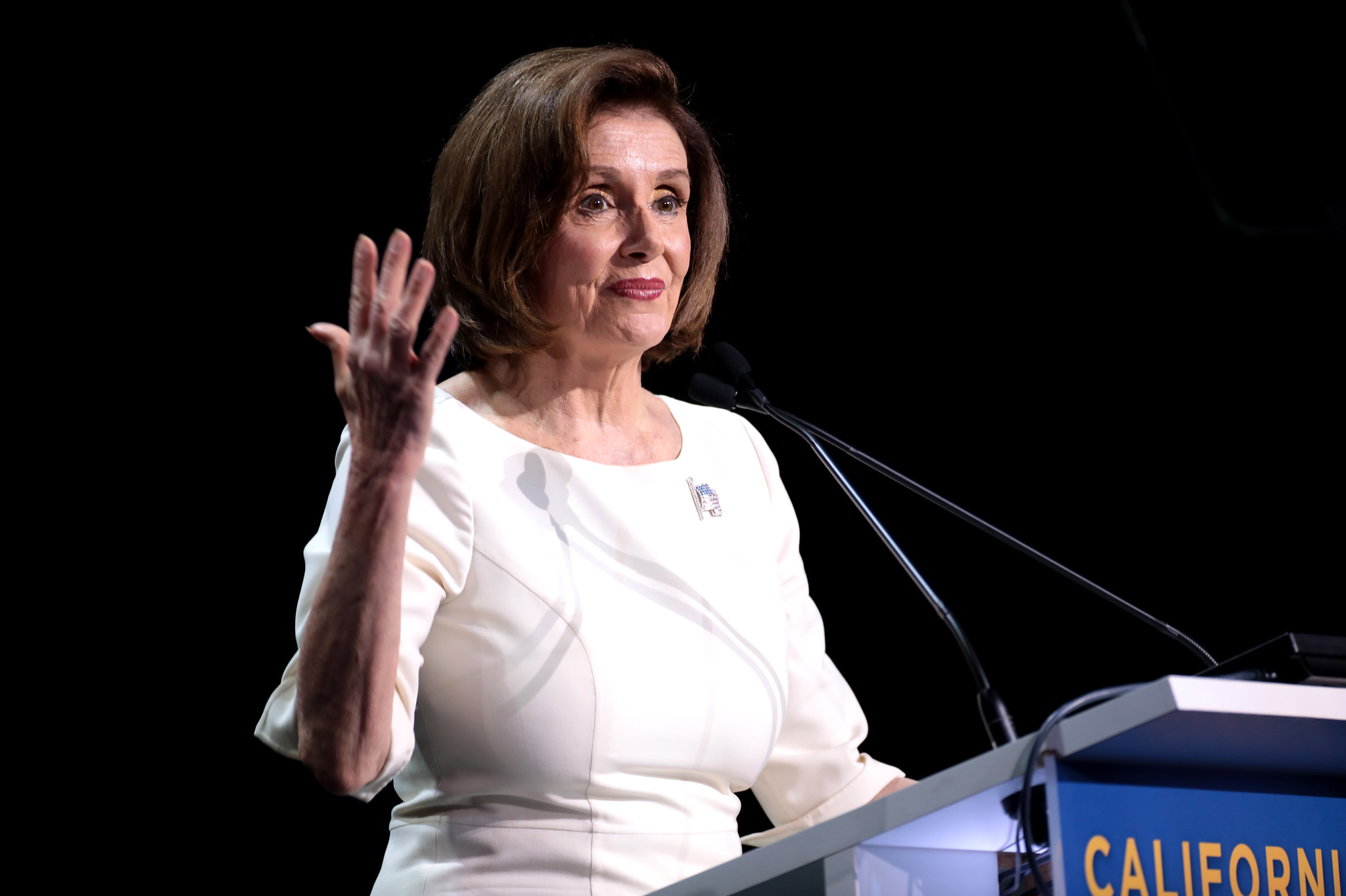 Speaker of the House Nancy Pelosi at the 2019 California Democratic Party S...