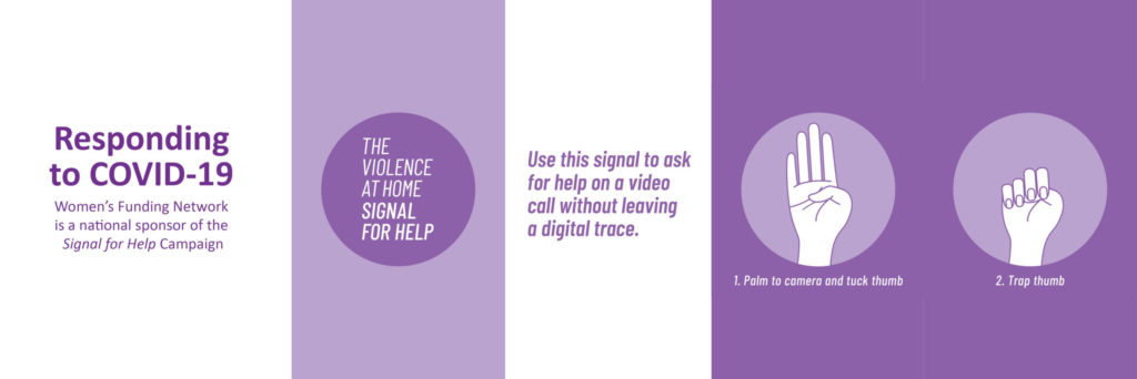Women’s Funding Network Launches “Signal for Help” as Lifeline for Survivors