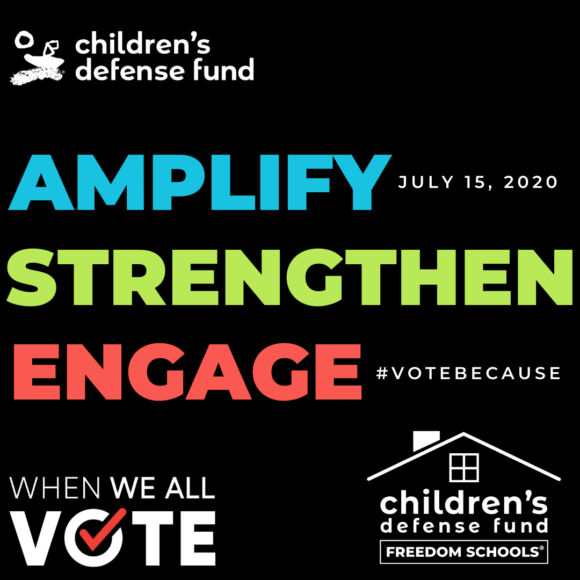 National Day of Social Action Stand Up for Children—by Voting Ms