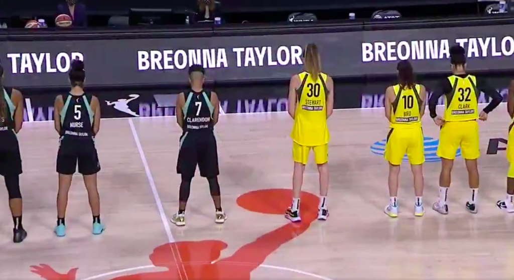 We Heart: WNBA Players Walk Off Court to Support Breonna Taylor and #SayHerName