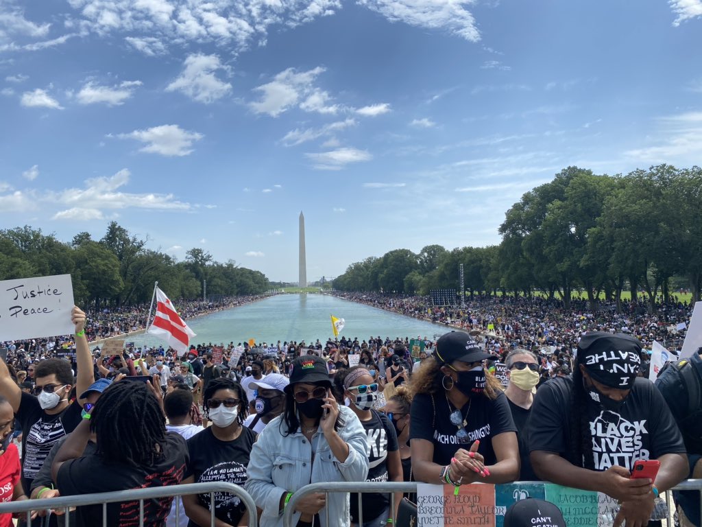 57 Years Later, Thousands Protest Racial Injustice at 2020 March on ...