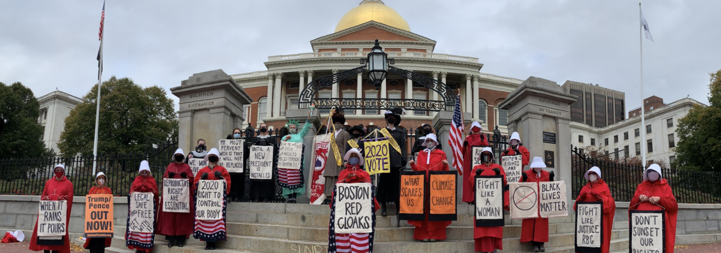 #RuthSentUs: Red Cloak National Protest Against Amy Coney Barrett Confirmation