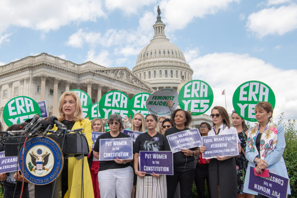 The Time Has Come to Certify the Equal Rights Amendment as Part of the Constitution, Say Reps. Carolyn Maloney and Jackie Speier