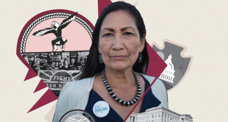 Haaland will be the first Native American to run the Department of the Interior