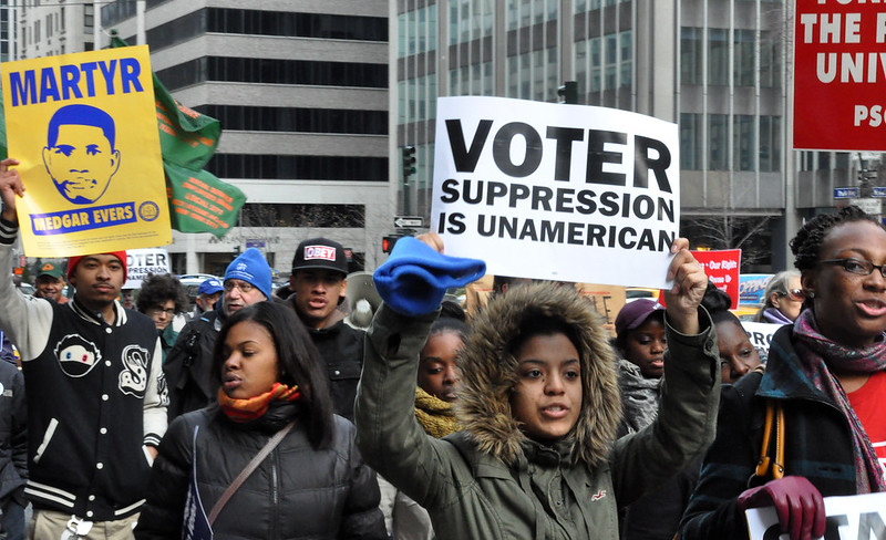 “If We Lose Voting Rights, We Lose Women’s Rights”: Linking Voter Suppression and Abortion Restrictions