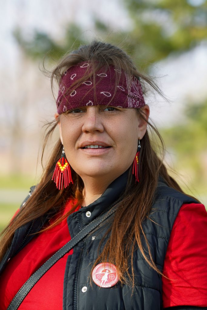 “This is Everything That We Have”: Indigenous Women Lead the Movement to Stop Line 3
Nancy Beaulieu (Leech Lake Band of Ojibwe)
Northern Minnesota Organizer MN350, co-founder of RISE coalition and co-lead of White Earth Manoomin Protector Camp, White Earth Reservation.