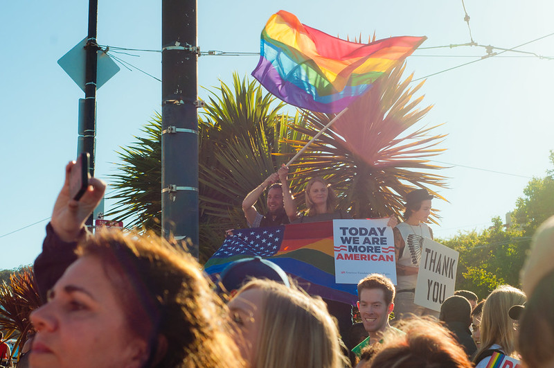 Protections for LGBTQI Individuals Go Global: A celebration in San Francisco after the Supreme Court decided same-sex couples were entitled to federal benefits in June 2013