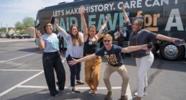 Nationwide Paid Leave For All Bus Tour Culminates as Democrats Prepare to Expand Social Safety Net