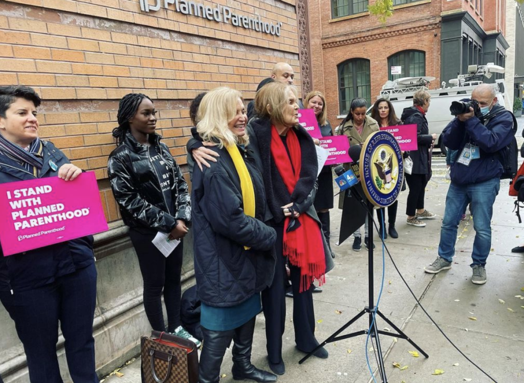 new-york-carolyn-maloney-gloria-steinem-abortion-rights-reproductive-justice