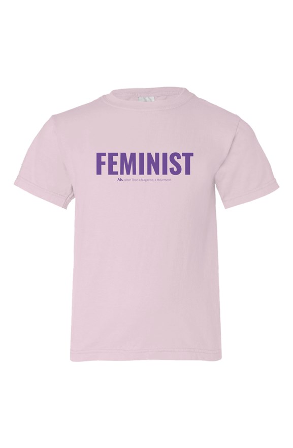 Feminist Kids T Shirt - Pink