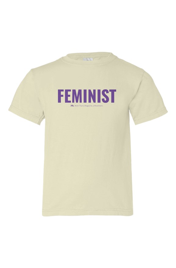 Feminist Kids T Shirt - Yellow