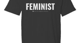 feminist shirt - black