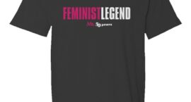 feminist legend shirt- black