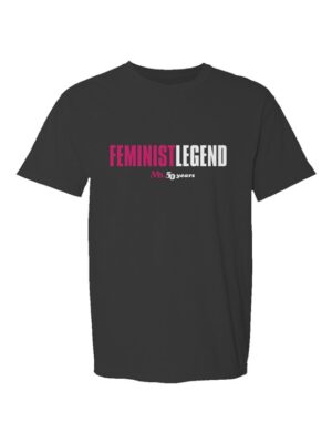 feminist legend shirt- black