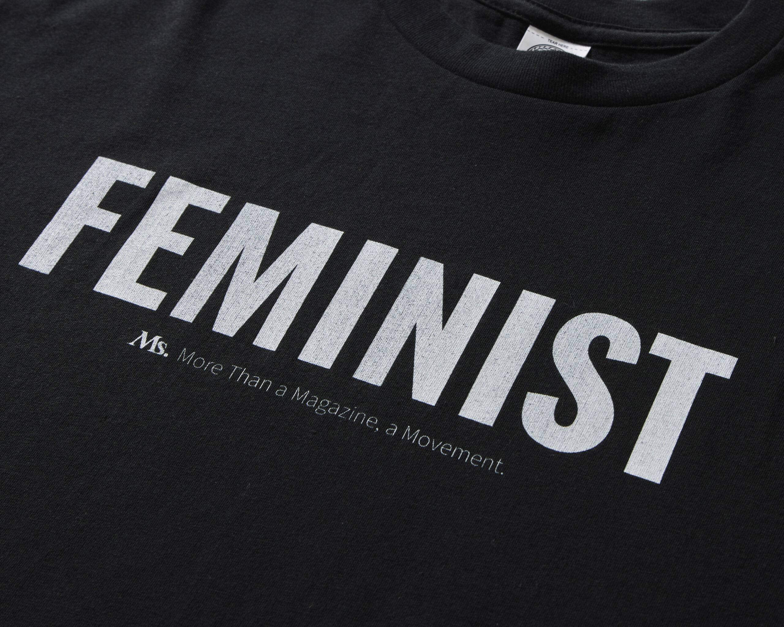 Unisex 'Feminist' Shirt — Black - Ms. Magazine