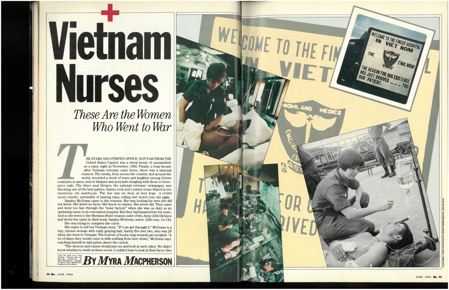 Vietnam Nurses: These Are The Women Who Went To War (June 1984) - Ms ...