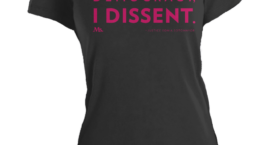 Fitted ‘With Fear For Our Democracy, I Dissent’ Sonia Sotomayor Shirt — Black