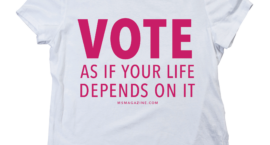 Vote as if your life depends on it tshirt