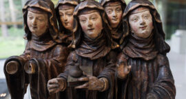 St Walburga of Eichstatt with Nuns