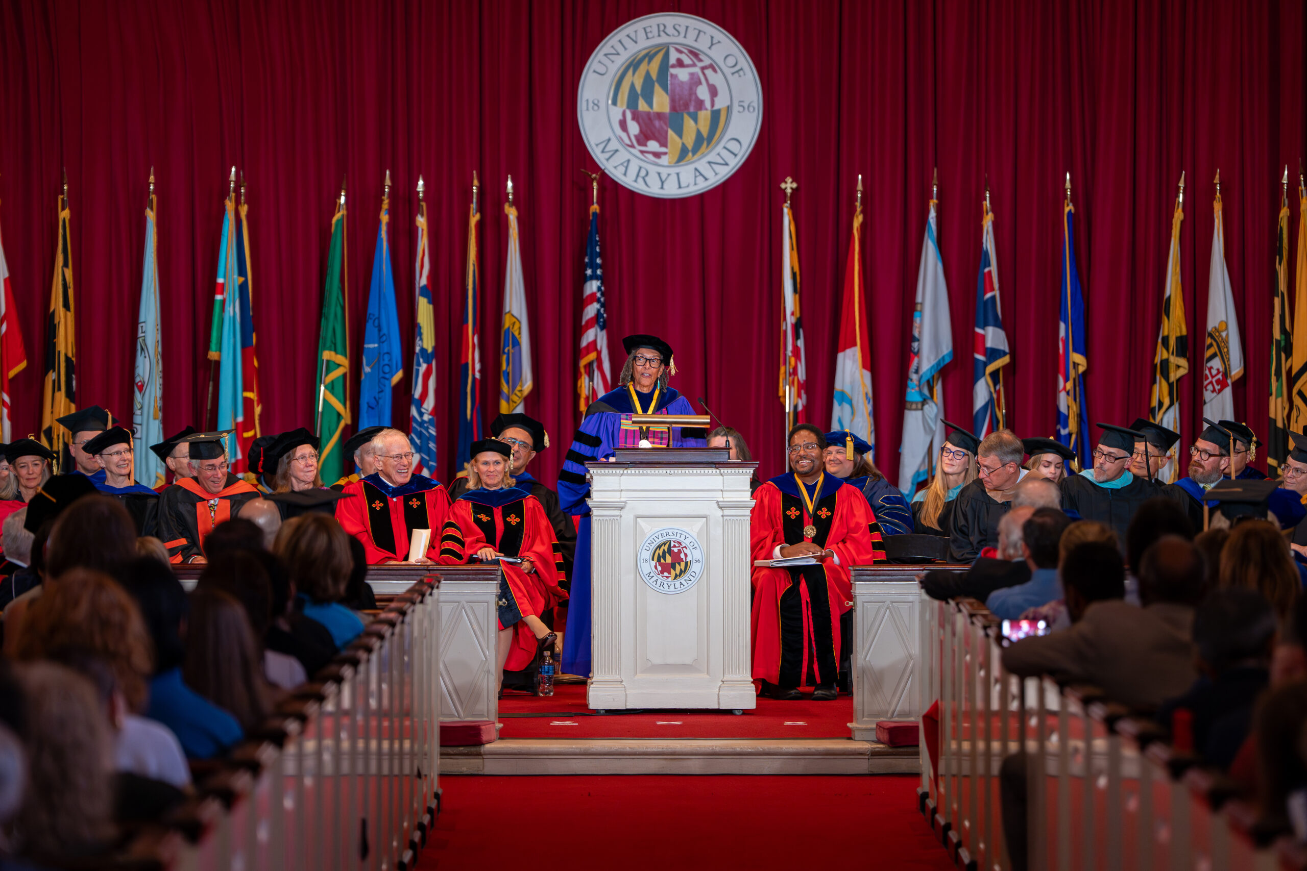 Image for article Freedom Is Worth Struggle Bonnie Thornton Dill Accepts the University of Marylands Highest Honor