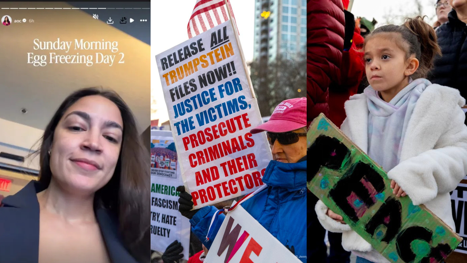 Keeping Score: Trump Disapproval Hits a New Low; Continued ICE Violence; AOC on Freezing Her Eggs: ‘Don’t Be Weird About This’